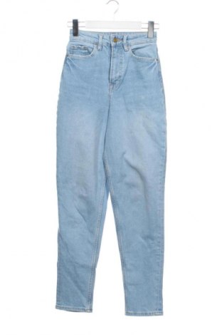 Damskie jeansy H&M, Rozmiar XXS, Kolor Niebieski, Cena 79,27 zł