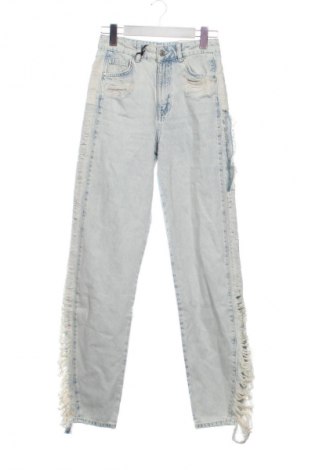 Дамски дънки Pull&Bear, Размер XS, Цвят Син, Цена 24,03 €