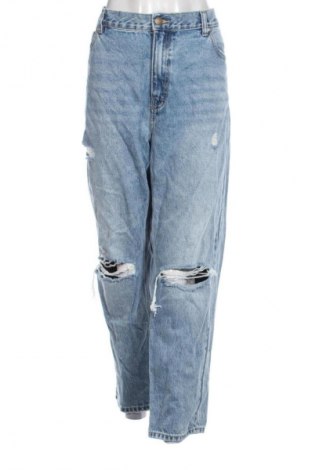 Damskie jeansy Pull&Bear, Rozmiar XXL, Kolor Niebieski, Cena 62,99 zł