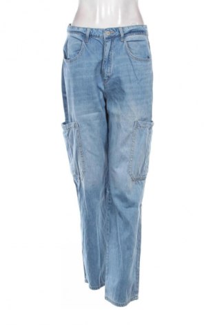 Damskie jeansy Sinsay, Rozmiar L, Kolor Niebieski, Cena 71,99 zł