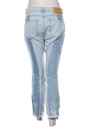 Дамски дънки Stradivarius, Размер L, Цвят Син, Цена 13,80 €