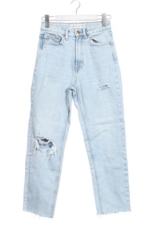 Дамски дънки Stradivarius, Размер XXS, Цвят Син, Цена 15,00 €