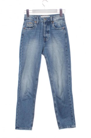 Дамски дънки Stradivarius, Размер XXS, Цвят Син, Цена 15,00 €