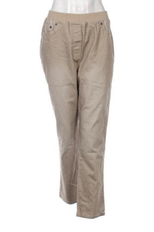 Damskie jeansy Unbranded, Rozmiar L, Kolor Beżowy, Cena 33,99 zł