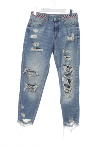 Damskie jeansy Zara, Rozmiar M, Kolor Niebieski, Cena 101,81 zł