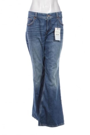 Damskie jeansy Zara, Rozmiar XXL, Kolor Niebieski, Cena 154,99 zł