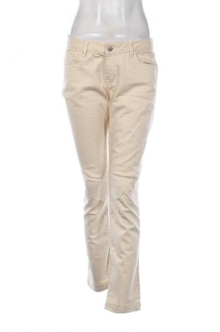 Damskie jeansy Zara, Rozmiar L, Kolor Beżowy, Cena 75,02 zł