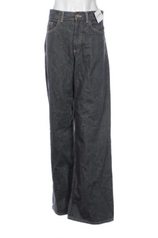 Blugi de femei Zara, Mărime L, Culoare Gri, Preț 71,99 Lei