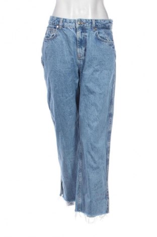 Damskie jeansy Zara, Rozmiar XL, Kolor Niebieski, Cena 73,99 zł