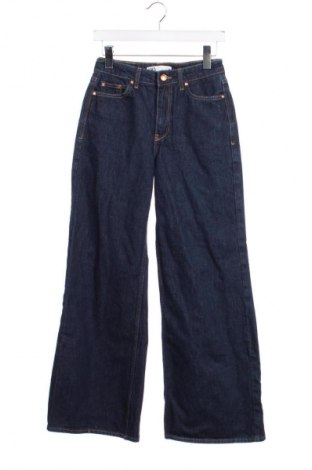 Дамски дънки Zara, Размер XS, Цвят Син, Цена 14,00 €