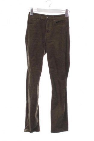 Damskie sztruksy H&M, Rozmiar XS, Kolor Zielony, Cena 79,15 zł