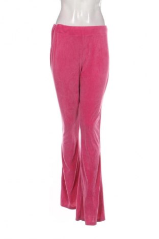 Pantaloni de velvet de femei Vera Mont, Mărime L, Culoare Roz, Preț 115,99 Lei
