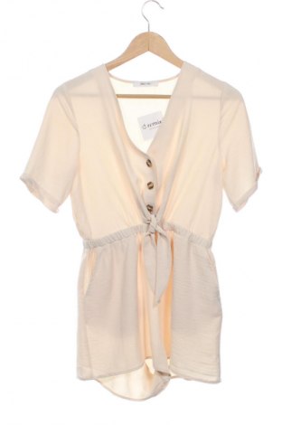 Kurzer Damenoverall About You, Größe XS, Farbe Ecru, Preis € 13,79