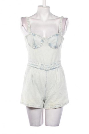 Salopetă scurtă de damă Bershka, Mărime S, Culoare Albastru, Preț 104,26 Lei