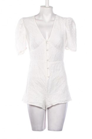 Női rövid overál H&M Divided, Méret S, Szín Fehér, Ár 8 264 Ft