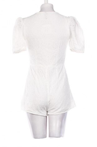 Női rövid overál H&M Divided, Méret S, Szín Fehér, Ár 8 264 Ft