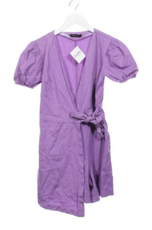 Дамски къс гащеризон Trendyol, Размер XS, Цвят Лилав, Цена 25,00 €