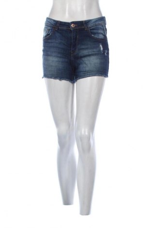 Γυναικείο κοντό παντελόνι Bershka, Μέγεθος M, Χρώμα Μπλέ, Τιμή 9,78 €