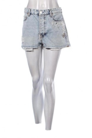 Γυναικείο κοντό παντελόνι Guess, Μέγεθος L, Χρώμα Μπλέ, Τιμή 23,00 €