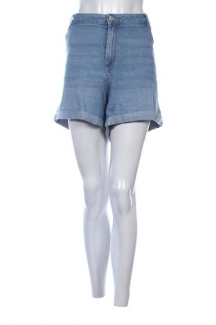 Γυναικείο κοντό παντελόνι Pieces, Μέγεθος 3XL, Χρώμα Μπλέ, Τιμή 10,00 €