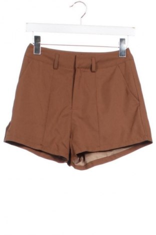Γυναικείο κοντό παντελόνι SHEIN, Μέγεθος XS, Χρώμα Καφέ, Τιμή 10,00 €
