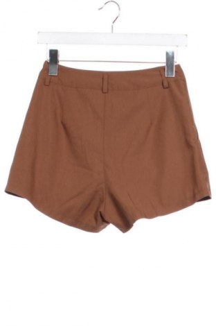 Γυναικείο κοντό παντελόνι SHEIN, Μέγεθος XS, Χρώμα Καφέ, Τιμή 10,00 €