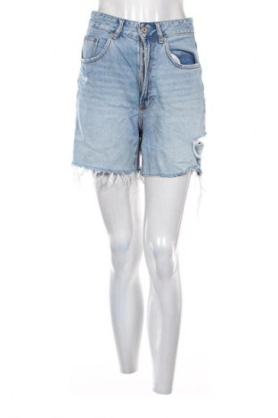 Дамски къс панталон Stradivarius, Размер S, Цвят Син, Цена 18,46 €