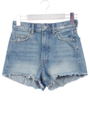 Pantaloni scurți de femei Zara, Mărime XXS, Culoare Albastru, Preț 41,71 Lei