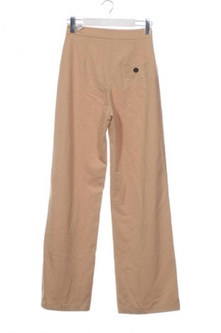 Дамски панталон Bershka, Размер XS, Цвят Бежов, Цена 15,00 €