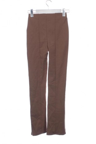 Damskie spodnie Bershka, Rozmiar XS, Kolor Brązowy, Cena 40,99 zł