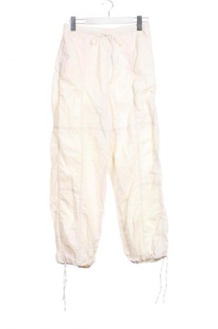 Damskie spodnie H&M Divided, Rozmiar XS, Kolor ecru, Cena 80,38 zł