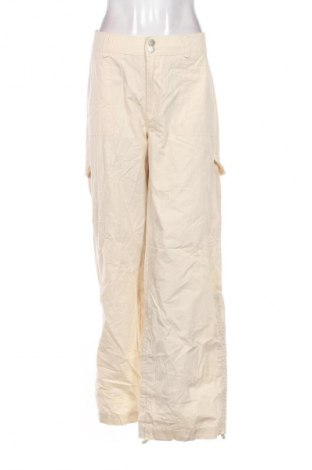 Damskie spodnie LM, Rozmiar L, Kolor Beżowy, Cena 27,99 zł