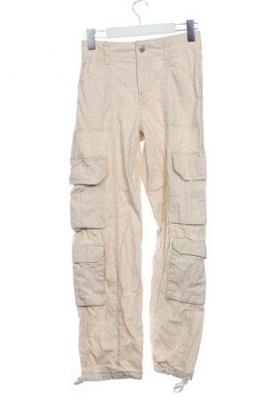 Pantaloni de femei Pull&Bear, Mărime XS, Culoare Bej, Preț 52,99 Lei