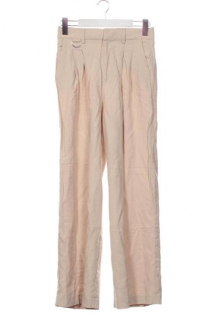 Дамски панталон Stradivarius, Размер XS, Цвят Бежов, Цена 15,54 €