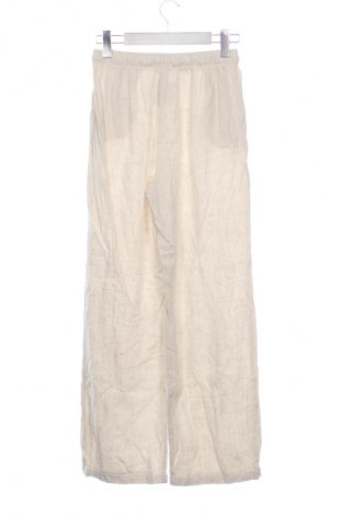 Дамски панталон Stradivarius, Размер XS, Цвят Бежов, Цена 15,00 €