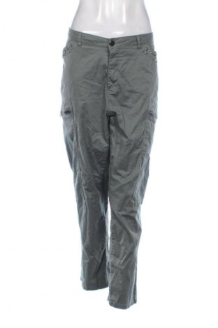 Damskie spodnie Thea, Rozmiar 3XL, Kolor Zielony, Cena 54,99 zł