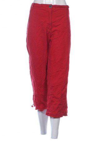 Damskie spodnie Ulla Popken, Rozmiar XXL, Kolor Czerwony, Cena 79,99 zł