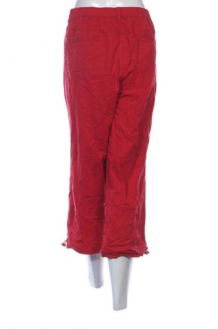 Damskie spodnie Ulla Popken, Rozmiar XXL, Kolor Czerwony, Cena 79,99 zł