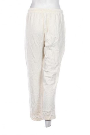 Damskie spodnie Unbranded, Rozmiar XL, Kolor ecru, Cena 80,38 zł