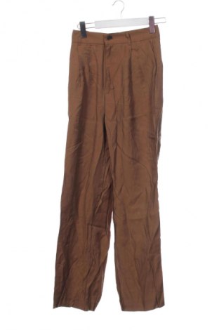 Дамски панталон Zara, Размер XS, Цвят Кафяв, Цена 14,00 €