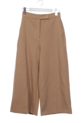 Дамски панталон Zara, Размер XS, Цвят Кафяв, Цена 14,00 €