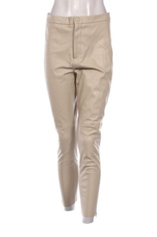 Dámske nohavice Zara, Veľkosť L, Farba Béžová, Cena  14,00 €