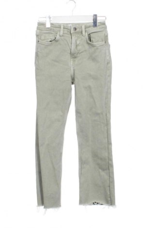 Damskie spodnie Zara, Rozmiar XS, Kolor Zielony, Cena 64,30 zł