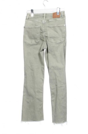 Damskie spodnie Zara, Rozmiar XS, Kolor Zielony, Cena 64,30 zł