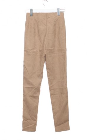Damskie spodnie Zara, Rozmiar XS, Kolor Beżowy, Cena 51,99 zł
