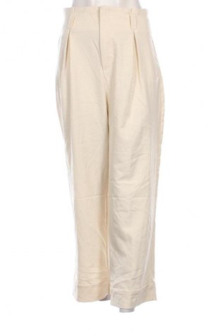 Pantaloni de femei Zara, Mărime S, Culoare Ecru, Preț 63,99 Lei