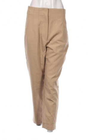 Pantaloni de femei Zara, Mărime L, Culoare Bej, Preț 51,99 Lei