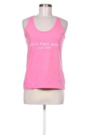 Damska koszulka na ramiączkach Calvin Klein Jeans, Rozmiar M, Kolor Różowy, Cena 74,00 zł