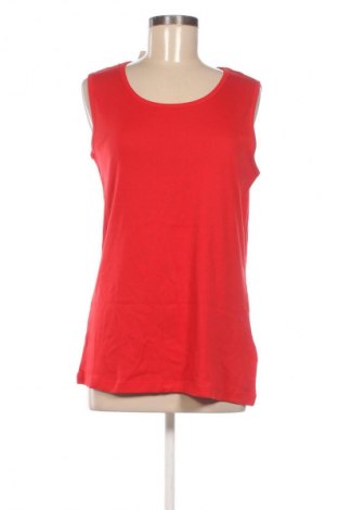Damska koszulka na ramiączkach Laura Torelli, Rozmiar L, Kolor Czerwony, Cena 41,99 zł