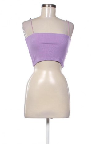 Damska koszulka na ramiączkach Zara, Rozmiar M, Kolor Fioletowy, Cena 31,12 zł